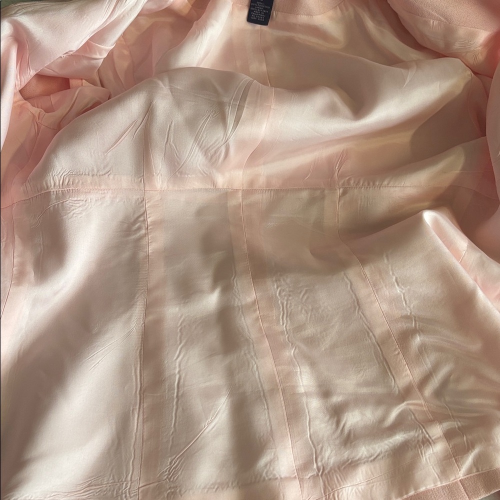 PRESTON & YORK Suit Blazer and Straight Skirt Light Pink 100% Polyester Size 8. - Picture 6 of 11